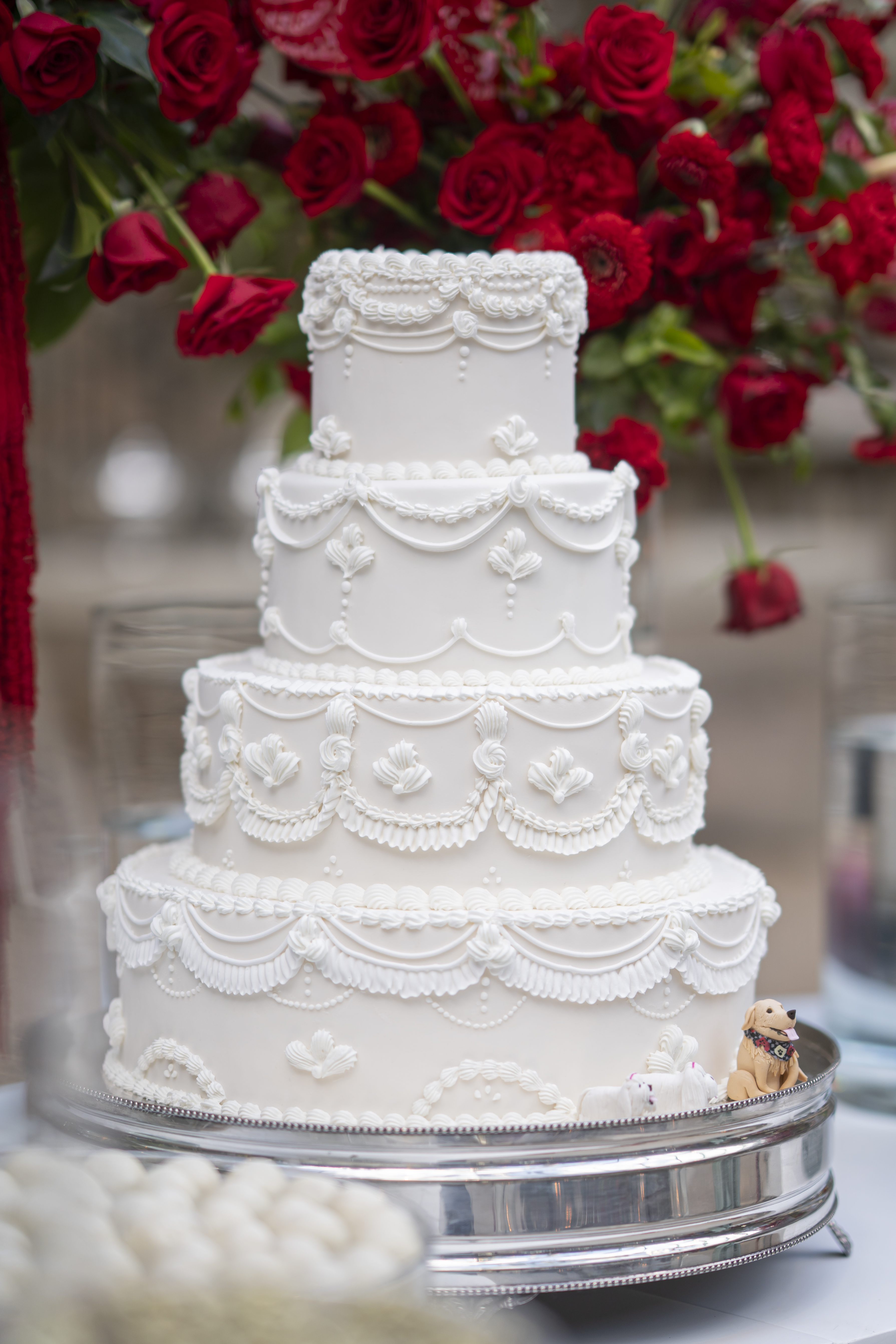 Detalhe de confeitaria artesanal para casamento | doces finos Le Malu